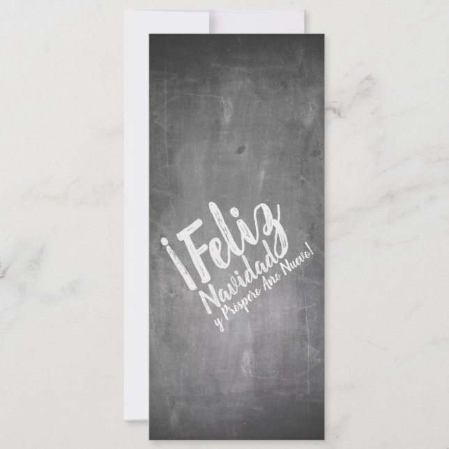 Saludos De Navidad en La Pizarra (Devant)