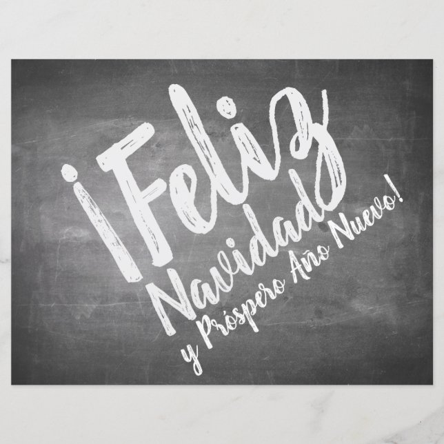 Saludos De Navidad en La Pizarra (Devant)