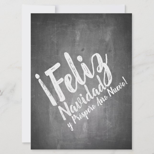 Saludos De Navidad en La Pizarra (Devant)