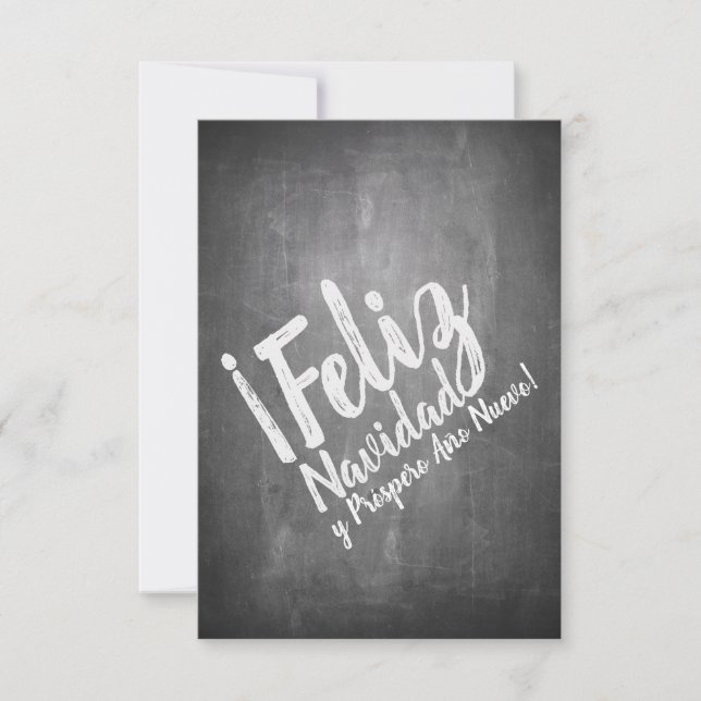 Saludos De Navidad en La Pizarra (Devant)