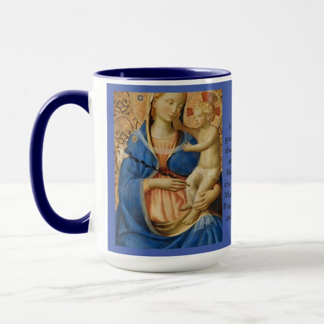 Saluez Mary Prayer Mug (Gauche)