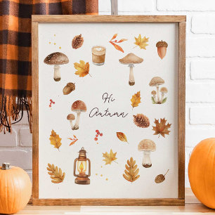 Salut Art mural d'automne – Impression d'automne c
