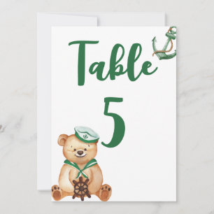 Salut c'est un ours en peluche garçon carte de tab