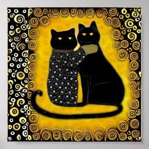 Salut ! Chat ! Poster