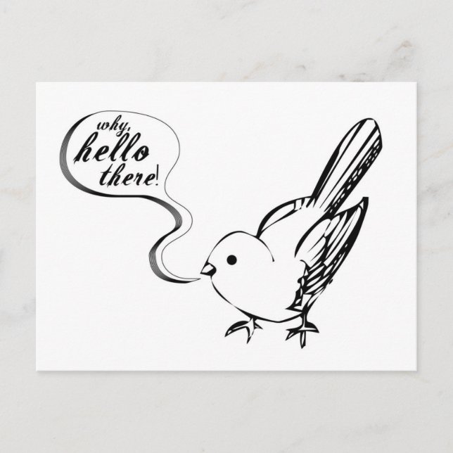 Salut, Salut ! carte postale (Devant)