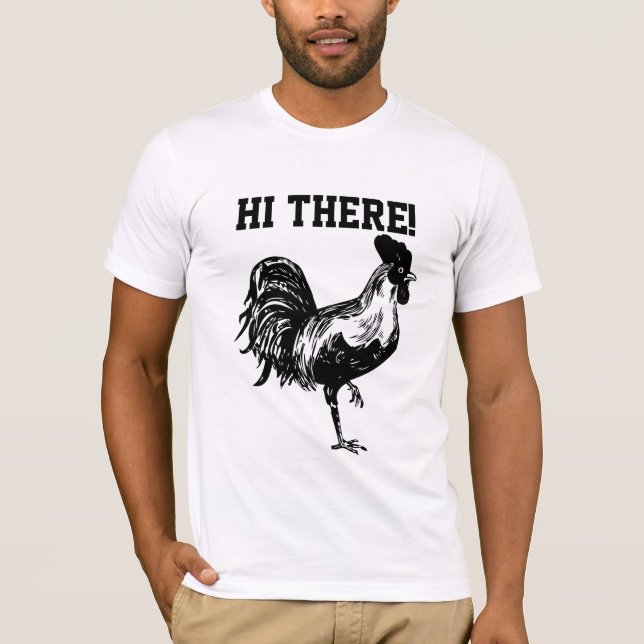 Salut, t-shirt poulet (Devant)
