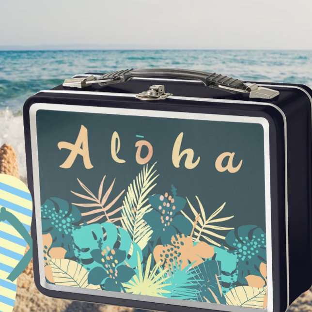 Salutation Aloha avec la Lunchbox Feuille tropical (Créateur téléchargé)