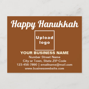 Salutation Business Hanoukka sur carte postale Bro