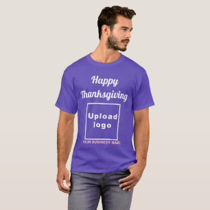 Salutation d'action de grâces sur T-shirt violet
