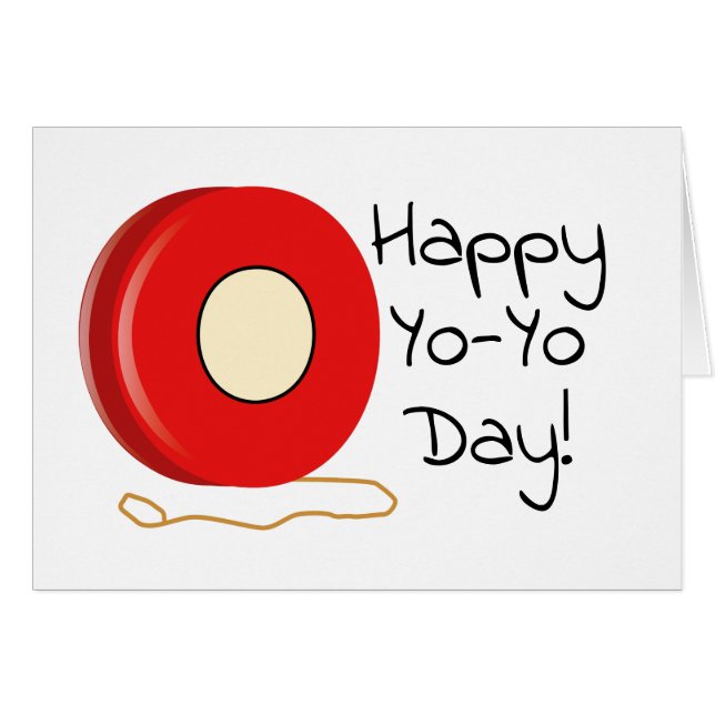 Salutation de la journée Yo-Yo (Devant horizontal)