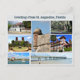 Salutation de St. Augustine Carte postale