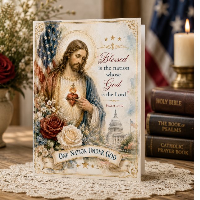 Salutation de verset patriotique du Sacré-Cœur (Créateur téléchargé)