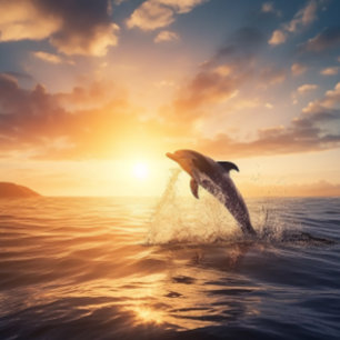Salutation lever de soleil - Puzzle Dolphin Jigsaw