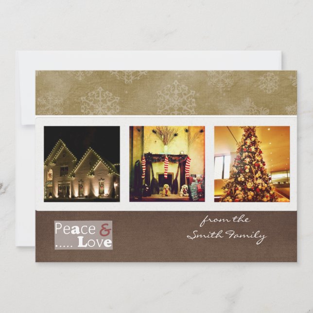 salutation saison noël instagram carte photo (Devant)