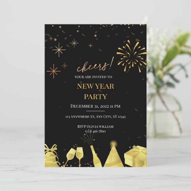 Salutations au Nouvel An : Fêtons ensemble ! (Debout devant)