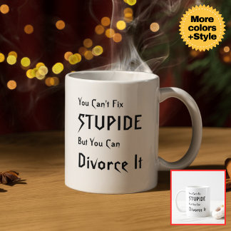 Salutations aux nouveaux débuts ! Mug de divorce p