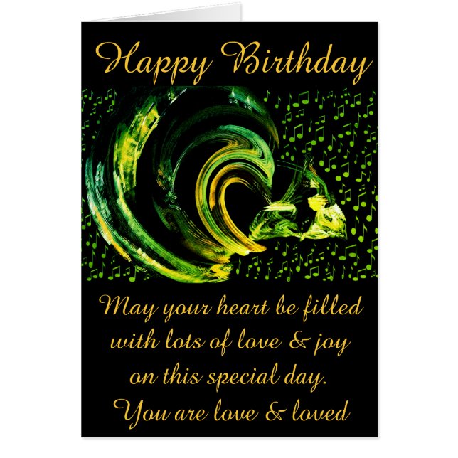 Salutations d'anniversaire - (Devant)
