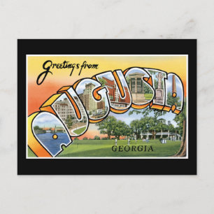 Salutations d'Augusta, GA ! Carte postale