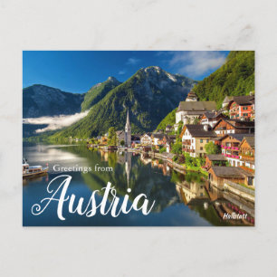 Salutations de Autriche Carte postale Hallstatt