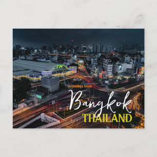 Salutations de Bangkok Thaïlande Carte postale