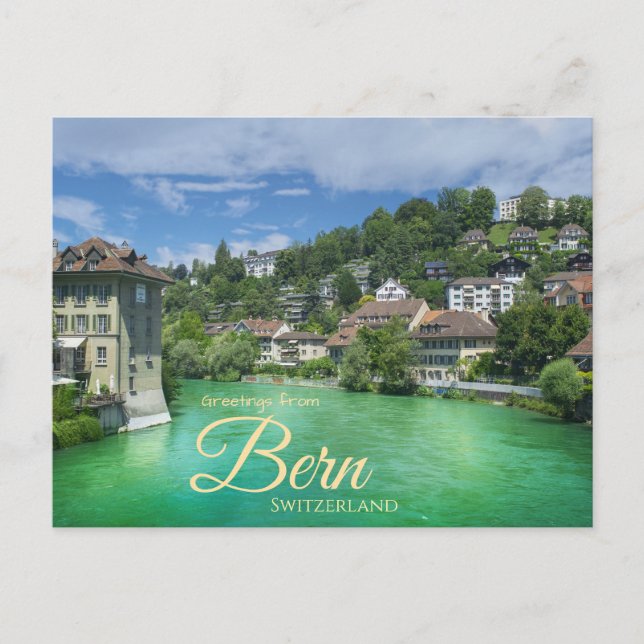 Salutations de Berne Suisse Carte postale (Devant)