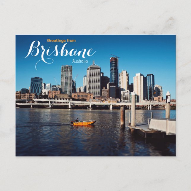 Salutations de Brisbane Australie Carte postale (Devant)