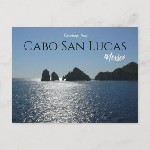 Salutations de Cabo San Lucas Mexique Carte postal