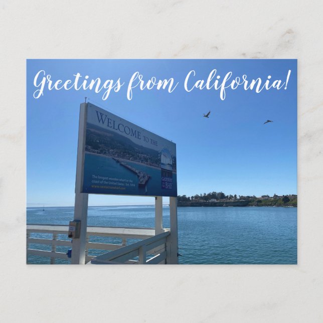 Salutations de Californie ! Carte postale (Devant)