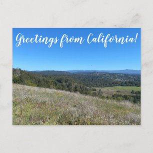 Salutations de Californie ! Carte postale