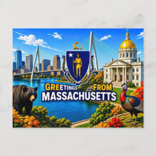 Salutations de carte postale