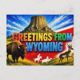 Salutations de carte postale