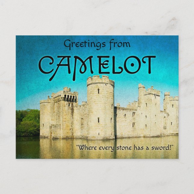 Salutations de Cartes postales de Camelot (Devant)