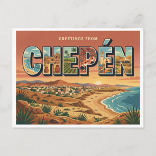 Salutations de Chepén, Pérou Carte postale