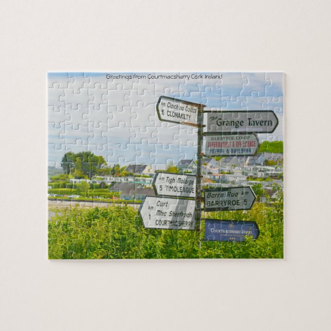 Salutations de Courtmacsherry Cork   Puzzle (Horizontal)