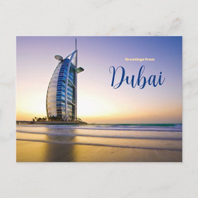 Salutations de Dubaï Carte postale Scénique UAE (Devant)