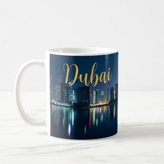 Salutations de Dubaï City Coffee Mug Pittoresque (Gauche)