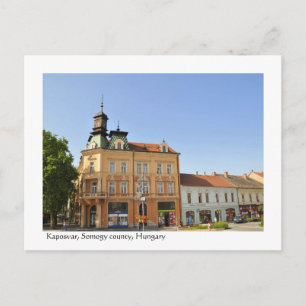 Salutations de Kaposvar, Carte postale Hongrie