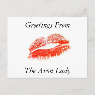 Salutations De La Carte Avon Lady Post