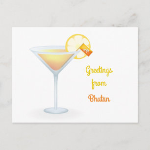 Salutations De La Carte De Vacances Cocktail Du Bh