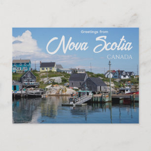Salutations de la carte postale de Nouvelle-Écosse