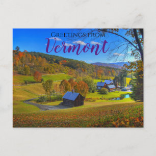 Salutations de la carte postale de voyage de feuil