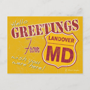 Salutations de la carte postale du Maryland Landov