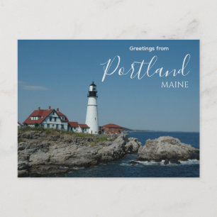 Salutations de la carte postale du phare de Portla
