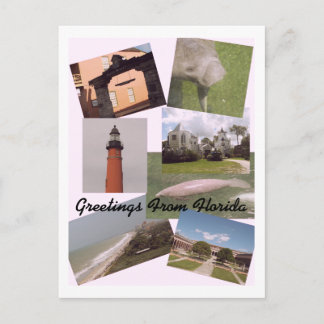 Salutations de la carte postale Floride