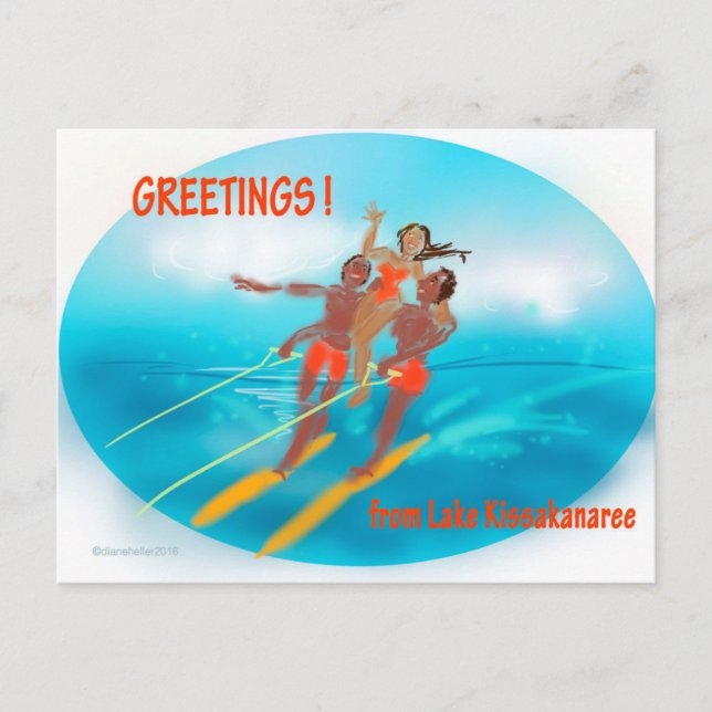 Salutations de la carte postale Kissakanaree (Devant)