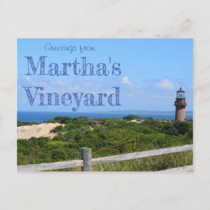 Salutations de la carte postale Martha's Vineyard