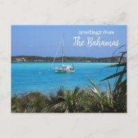 Salutations de la carte postale Pittoresque Bahama