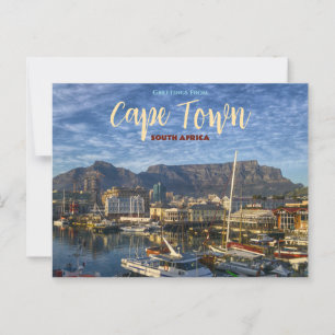 Salutations de la carte postale Pittoresque du Cap
