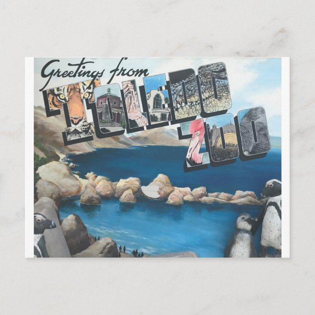 Salutations De La Carte Postale Toledo Zoo (Devant)