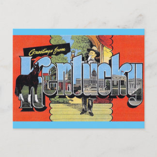 Salutations de la carte postale Vintage voyage du